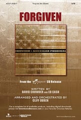 Forgiven SATB Choir with Worship Leader choral sheet music cover